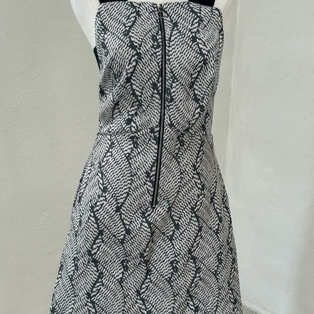 RACHEL Rachel Roy Strapless Black and White Dress
